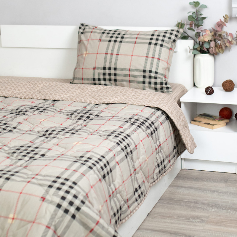 Набор летний Киана 1,5 сп, поплин (хлопок 100 %), наволочка (50х70)